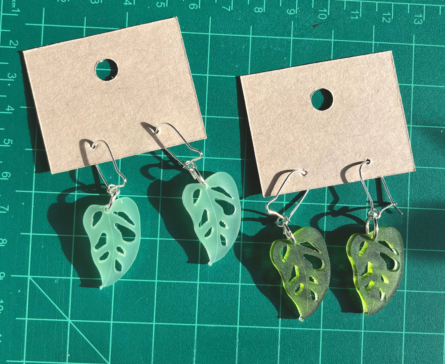 Monstera Earrings