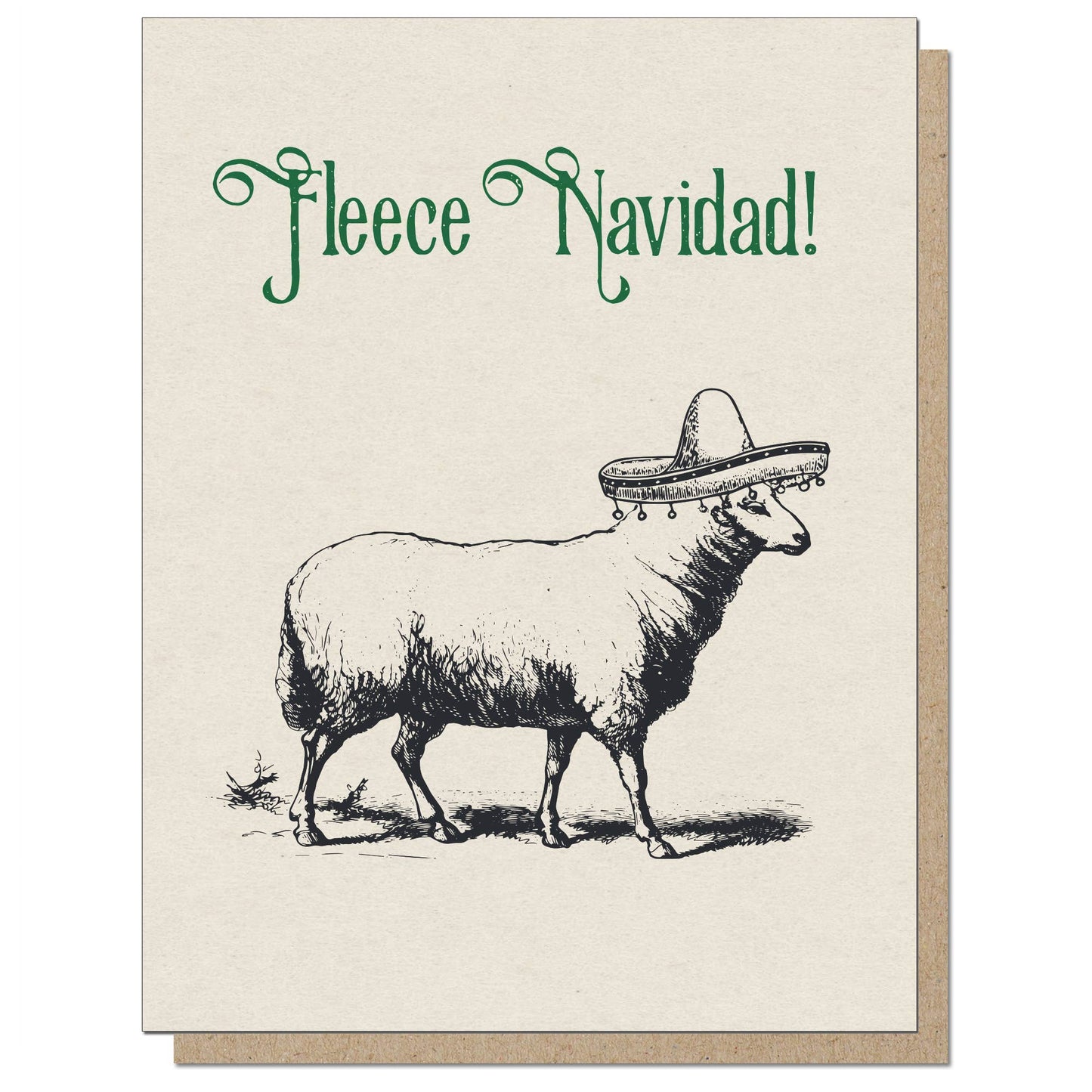Fleece Navidad Card