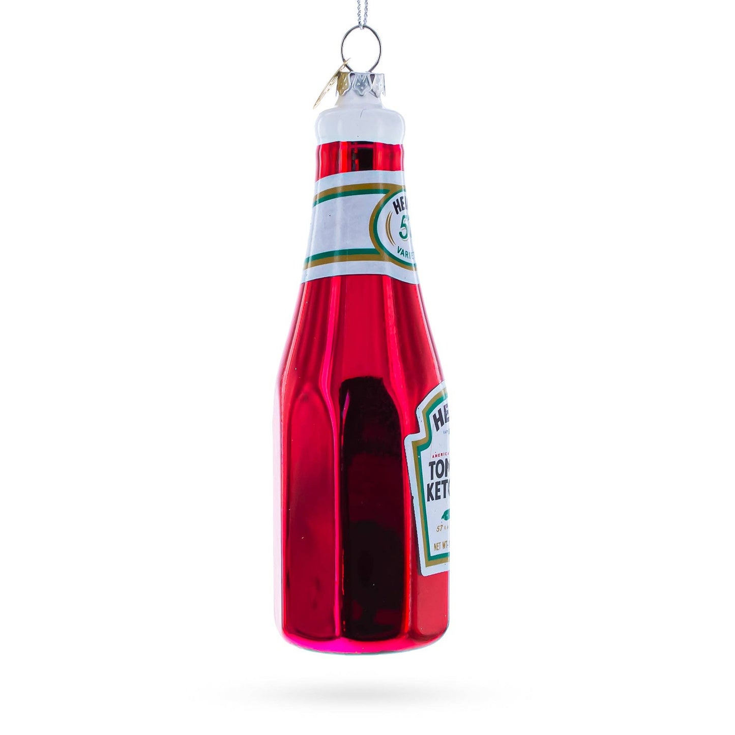 Ketchup Bottle Glass Ornament