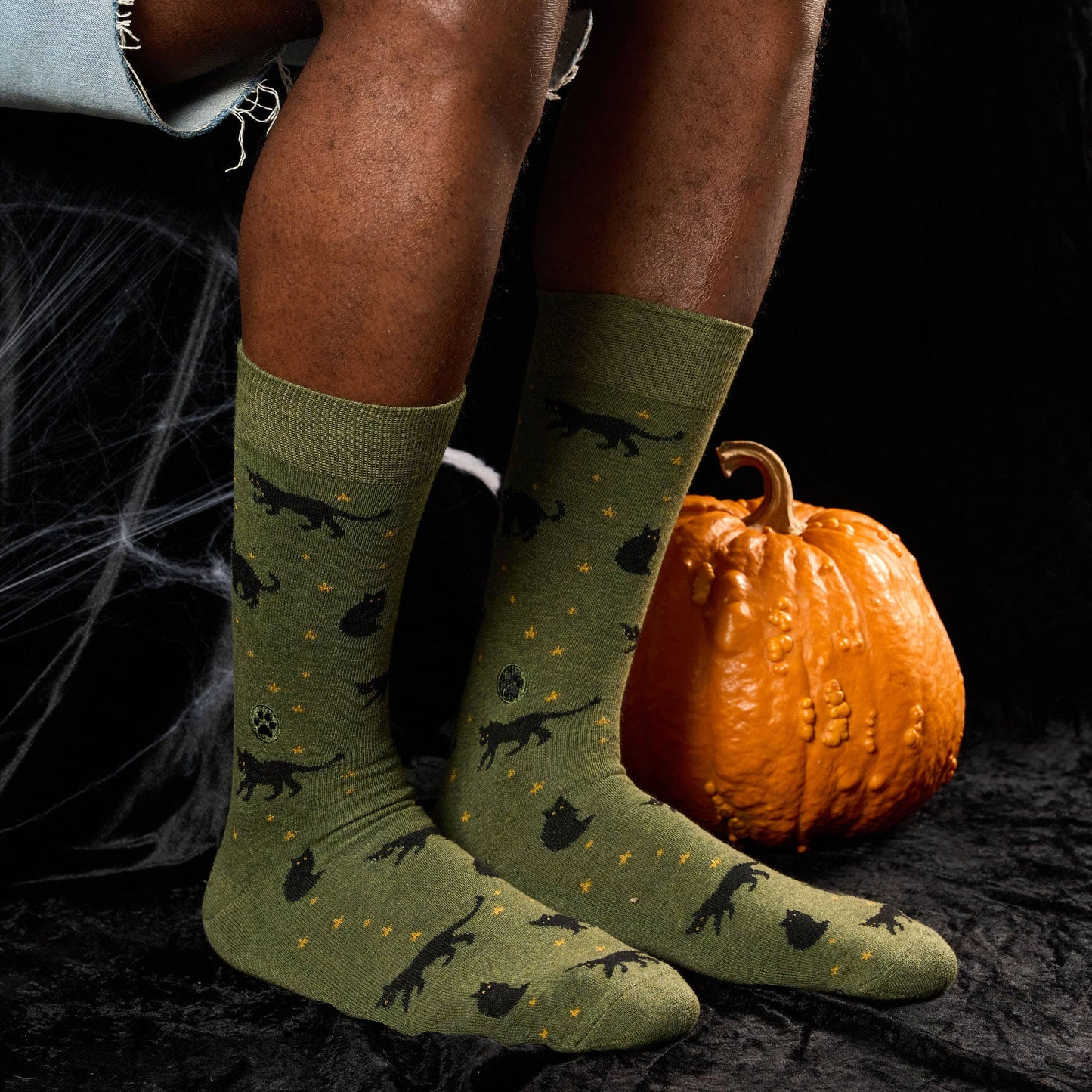 Socks that Save Cats (Green Cats)