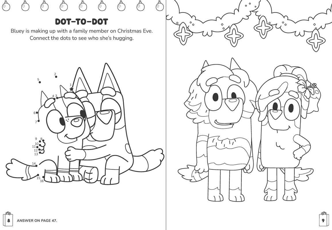 Bluey Colortivity: Hooray Christmas! by Delaney Foerster