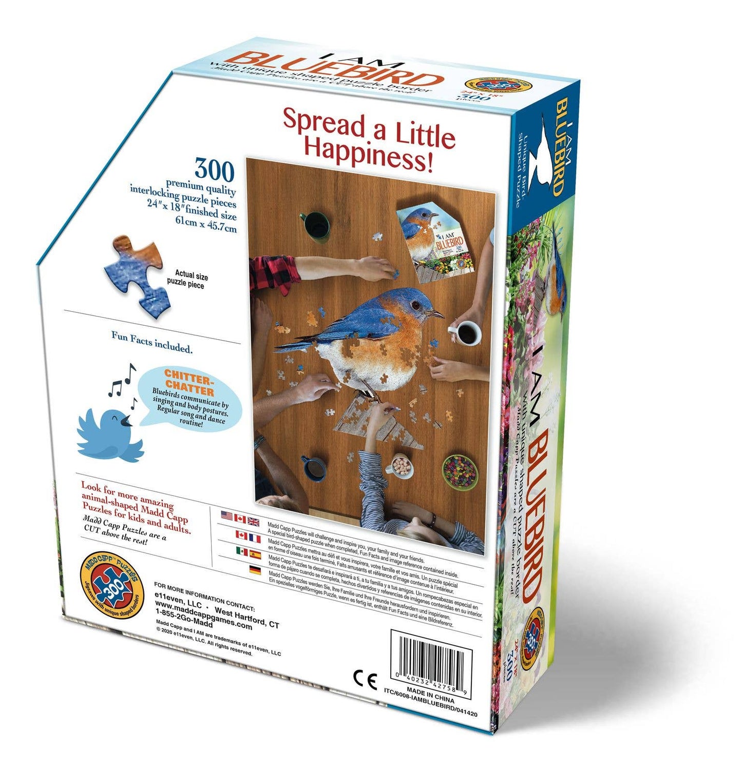 I AM Bluebird 300 piece jigsaw puzzle - gift