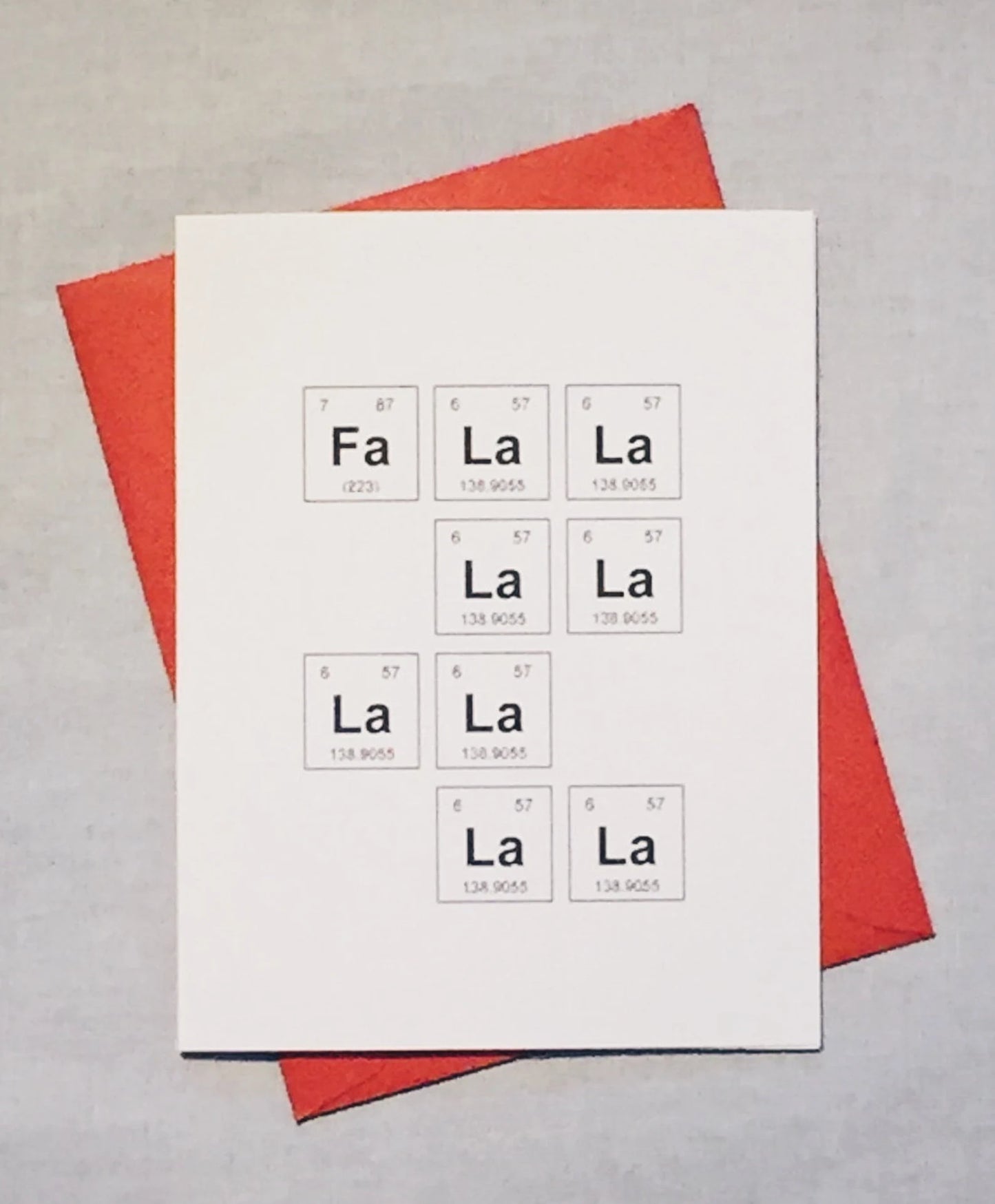 "Fa La La" Chemistry Holiday Card