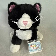 Webkinz Black & White Cat