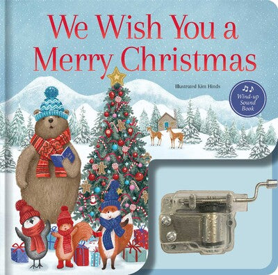 We Wish You a Merry Christmas Wind-Up Music Box Book; Illustrated by Kim Hinds